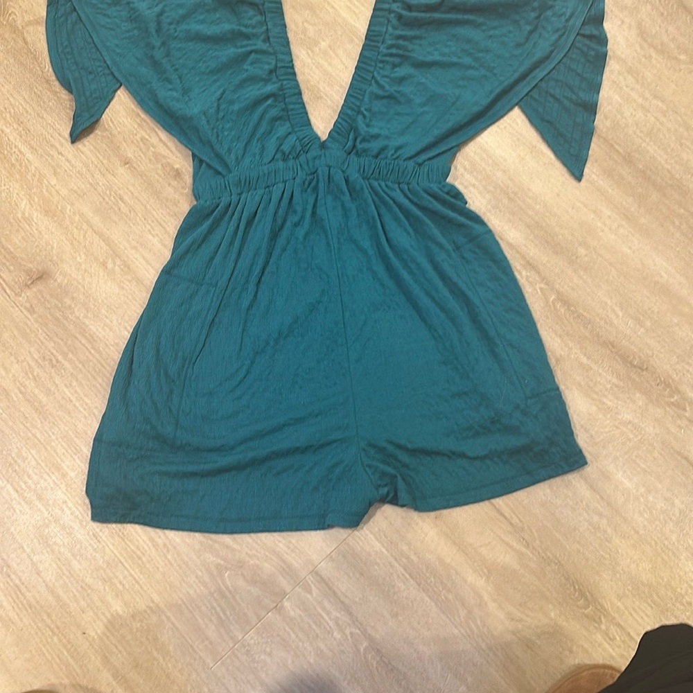Free People FP Beach Short Romper in Teal